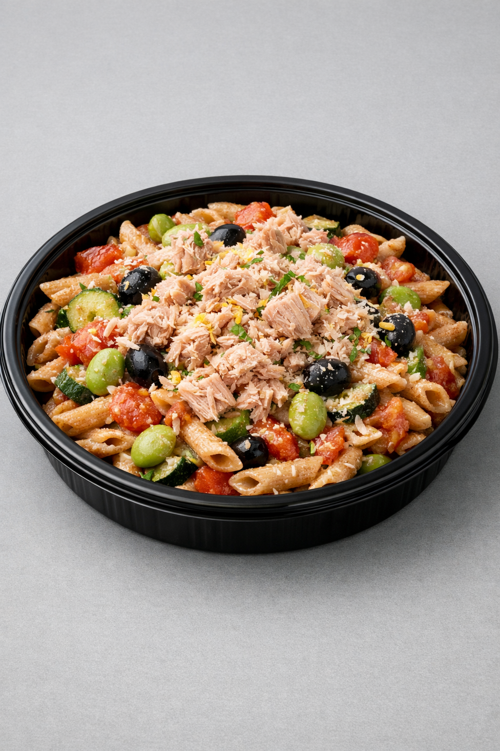 Penne protéinées citron, thon & légumes (Fit)