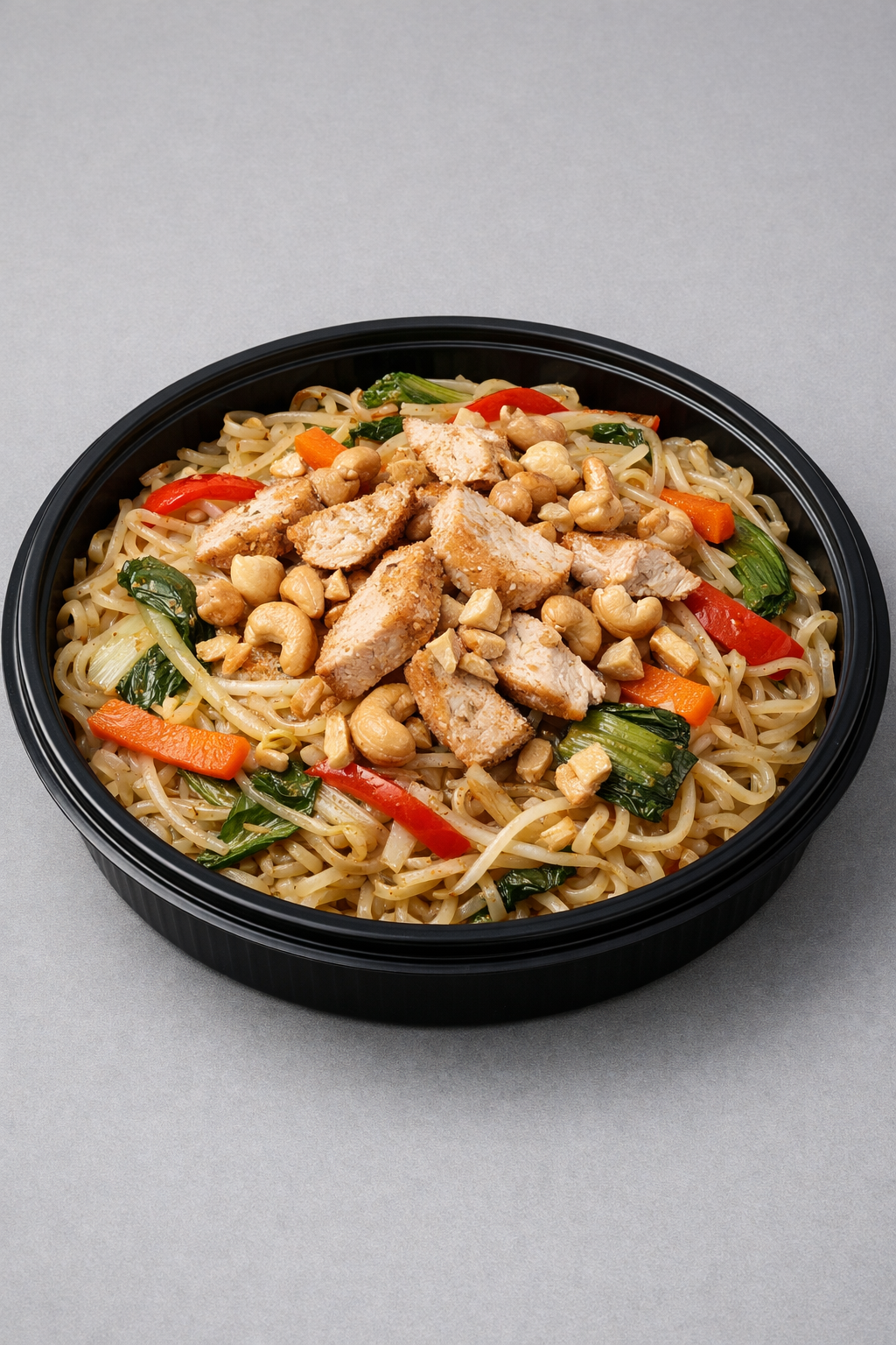 Nouilles de riz à la dinde, légumes & cajou (Fit)