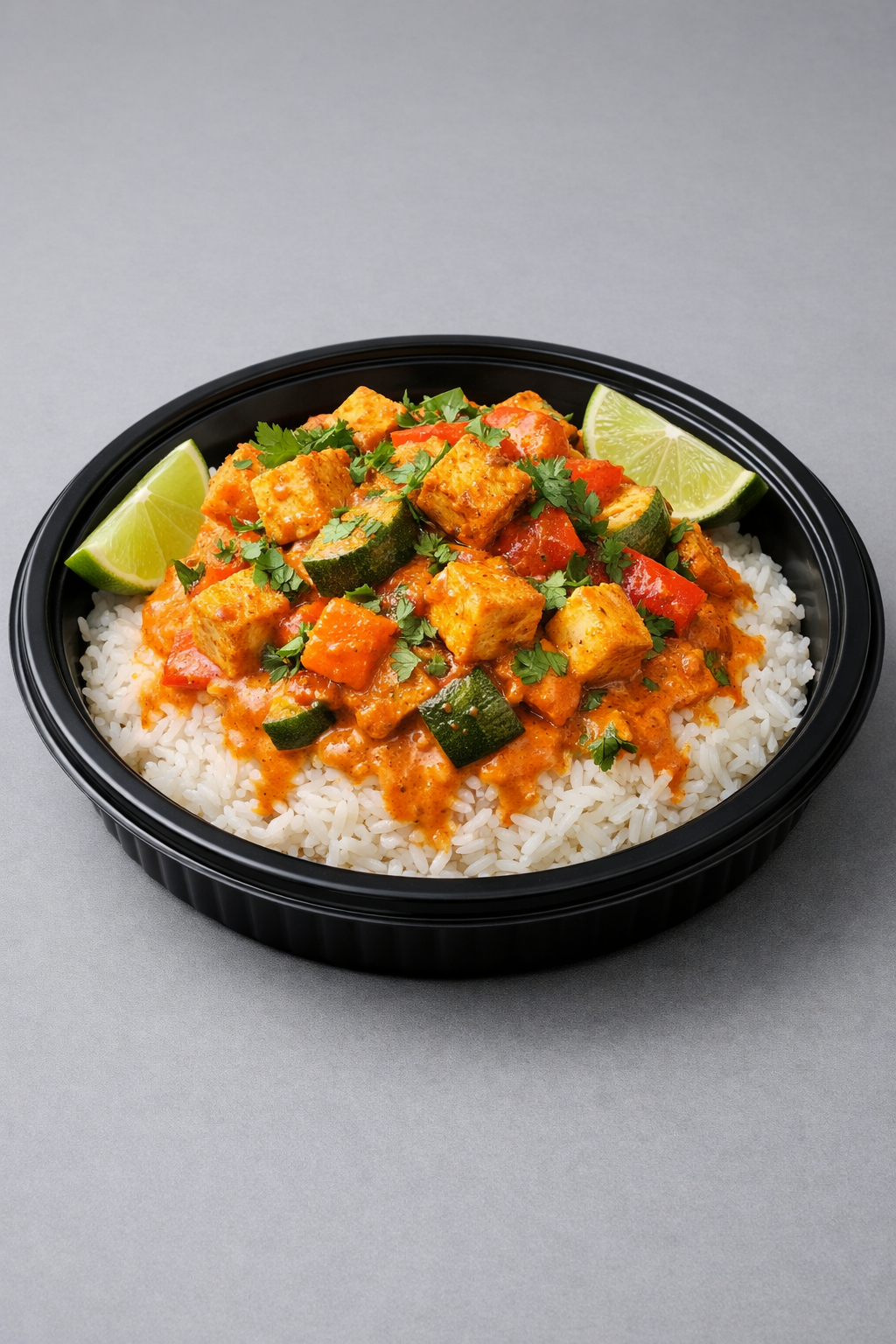 Curry thaï rouge coco & tofu, riz basmati (Fit)