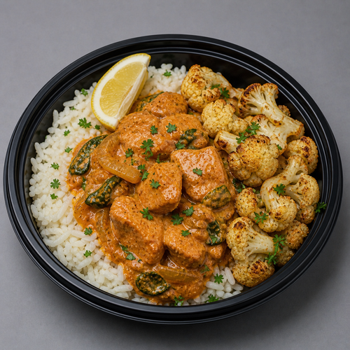 Bowl dinde tikka légère, riz basmati & chou-fleur (Fit)