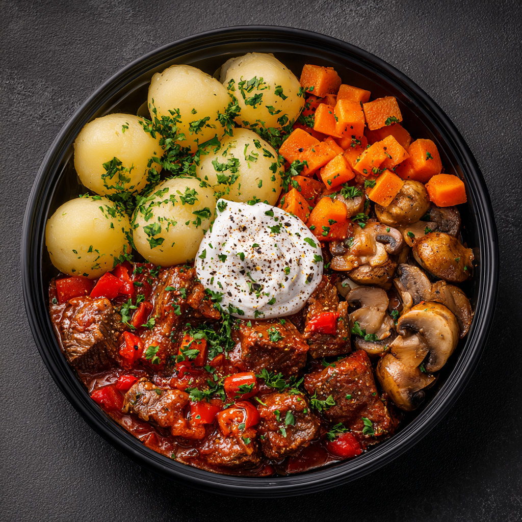 Goulasch de porc façon ardennaise